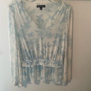 INC Lovely Light Blue Top- NWT